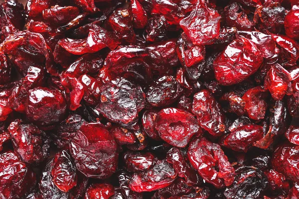 Heap of dried cranberries, closeup — Stock Photo, Image