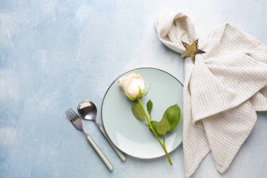 Renk arkaplan üzerinde güzel tablo ayarı