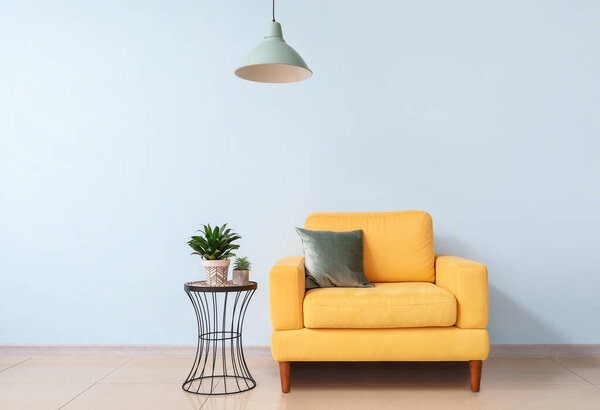 Красивый интерьер современной гостиной
