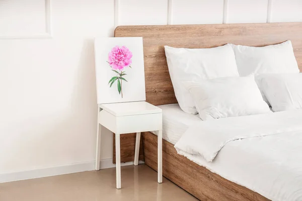 Rahat Modern Yatak Odası — Stok fotoğraf