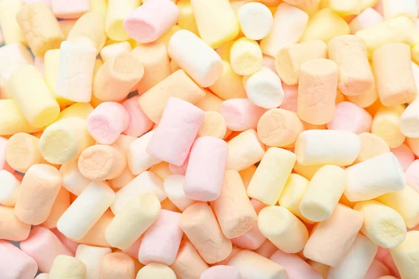 Sweet Marshmallows Background Closeup — Stock Photo, Image