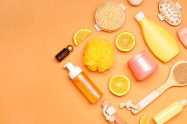 Duş jelleri ve banyo malzemeleri.