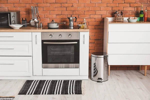 Stylish Interior Modern Kitchen — Stock Photo, Image