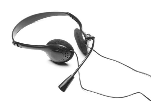 Modern Headset White Background — Stock Photo, Image