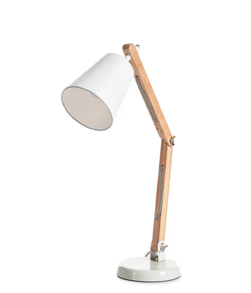 Stijlvolle Lamp Witte Achtergrond — Stockfoto