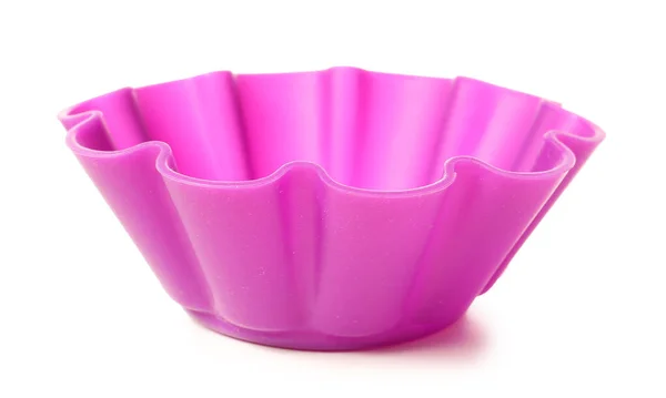 Muffin Baking Cup White Background — Stock Photo, Image