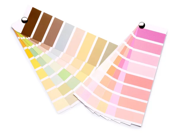 Color Palettes White Background — Stock Photo, Image