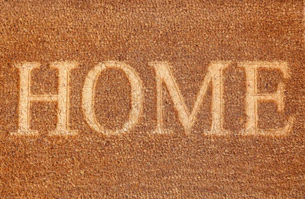 Door mat as background, closeup