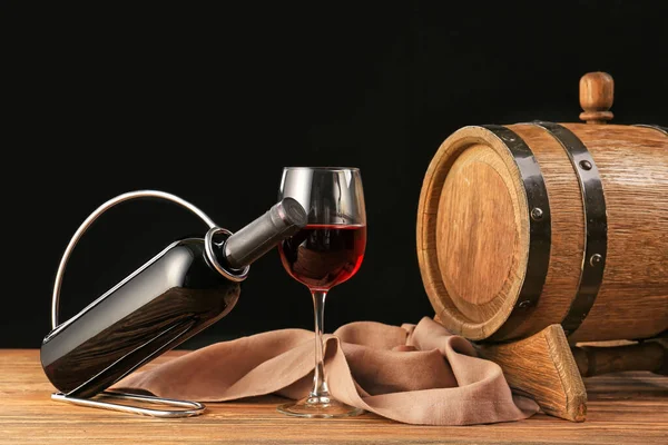 Holder Bottle Glass Wine Table — Stock Photo, Image