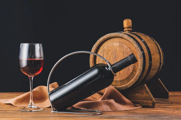 Holder Bottle Glass Wine Table — Stock Photo, Image