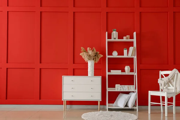 Interior Modern Room Shelf Unit — Stock Photo, Image