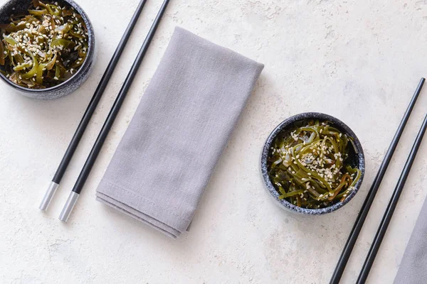 Composition Tasty Seaweed Table — Stock Photo, Image