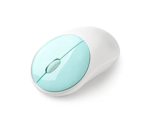 Modern Computer Mouse White Background — Stock Photo, Image