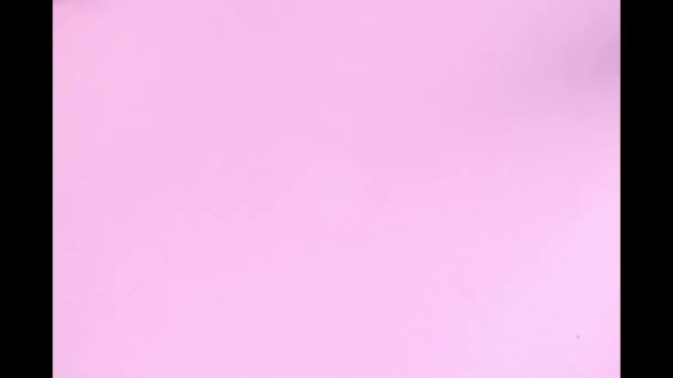 紫丁香花色背景心形 — 图库视频影像