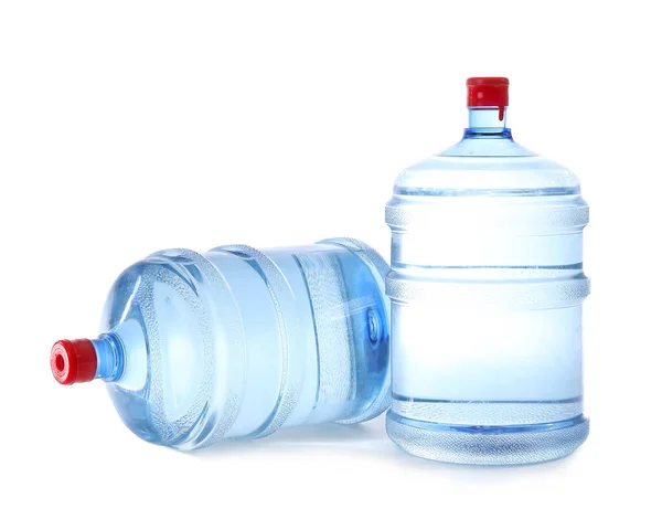 白い背景に新鮮な水のボトル — ストック写真