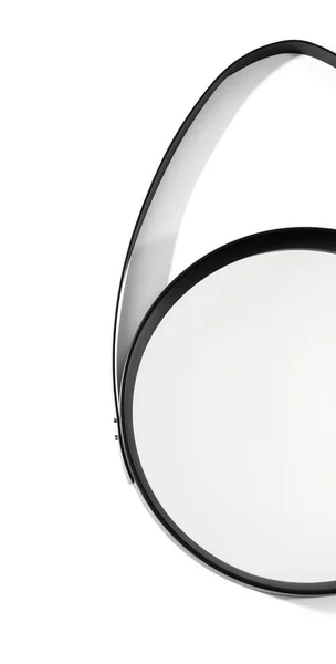 Стильное Зеркало Белом Фоне — стоковое фото
