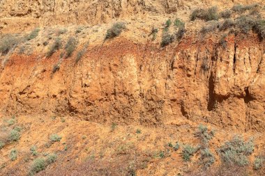 Arkaplan olarak kil dağın dokusu
