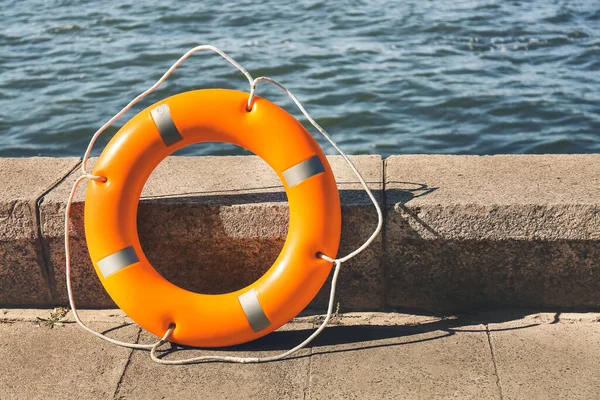 Lifebuoy Ring Berth Outdoors — Stock Photo, Image
