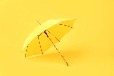 Renkli arka planda şık şemsiye
