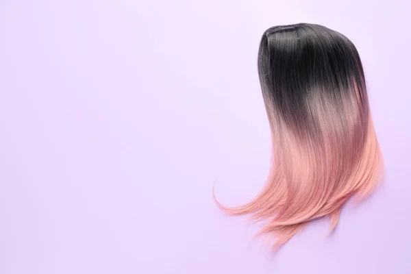Unusual Wig Color Background — Stock Photo, Image
