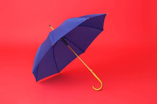 Stylový Deštník Barevném Pozadí — Stock fotografie