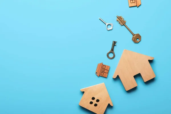 Keys House Color Background — Stock Photo, Image