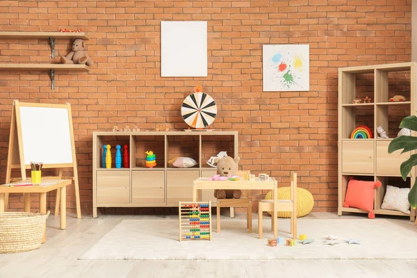 Interior Modern Room Kindergarten — Stock Photo, Image