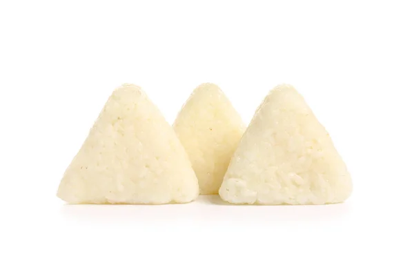 Jepang Tradisional Onigiri Pada Latar Belakang Putih — Stok Foto