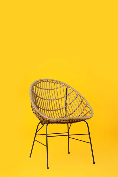 Stylish Chair Color Background — Stock Photo, Image