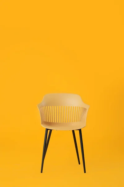 Stylish Chair Color Background — Stock Photo, Image