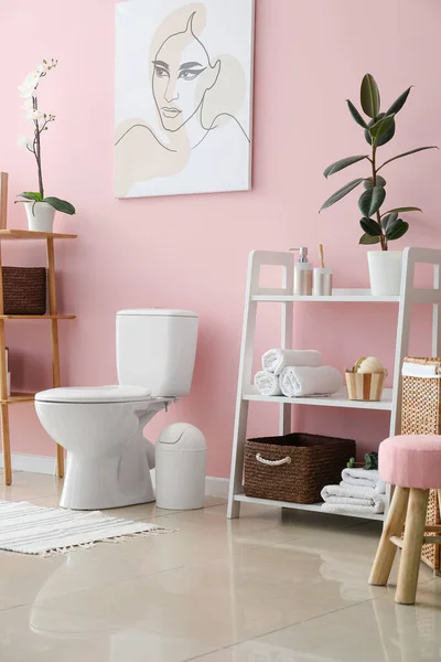 Interior Modern Clean Restroom — Stock Photo, Image