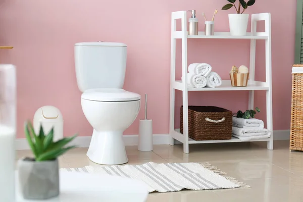 Interior Modern Clean Restroom — Stock Photo, Image