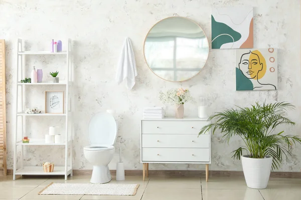 Interior Modern Clean Restroom — Stock Photo, Image