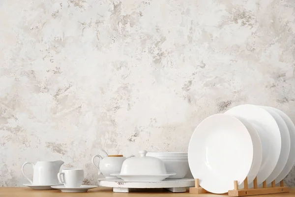 Set Utensils Kitchen Counter — Stock Photo, Image