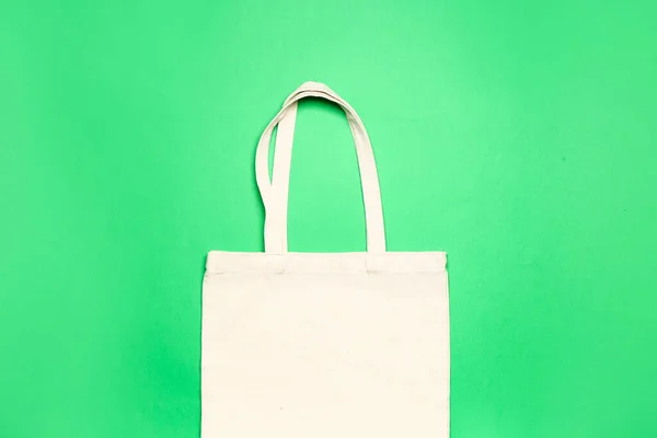 Eco Bag Color Background — Stock Photo, Image