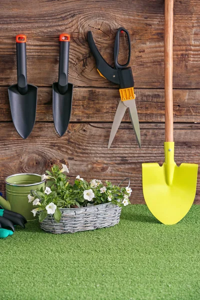 Composition Supplies Gardening Plant — Stock Photo, Image