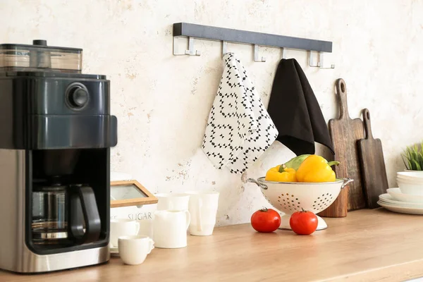 Set Utensils Kitchen Counter — Stock Photo, Image