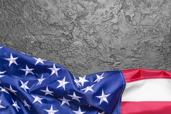 Usa Flag Dark Background — Stock Photo, Image