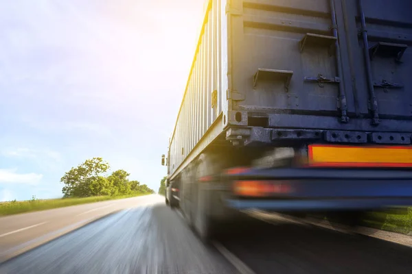 Big Modern Truck Road — Stock Photo, Image