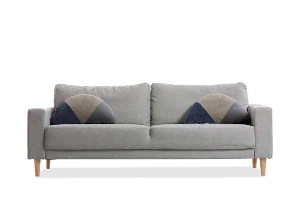 Modernes Sofa Auf Weißem Hintergrund — Stockfoto