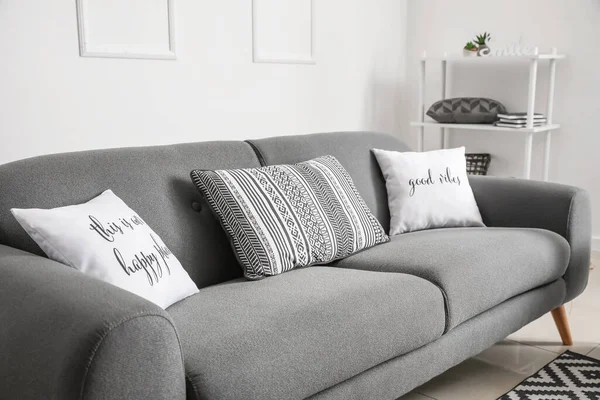 Interior Modern Room Comfortable Sofa — Stock Photo, Image