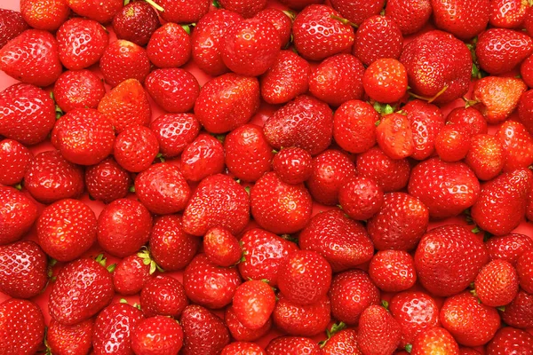 Fresh Ripe Strawberry Background — Stock Photo, Image