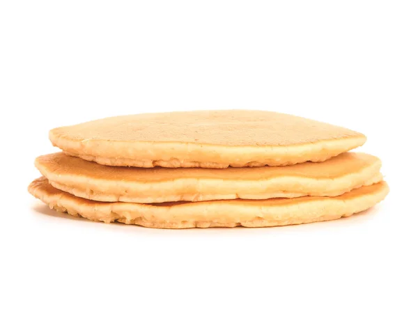 Tasty Pancakes White Background — Stock Photo, Image