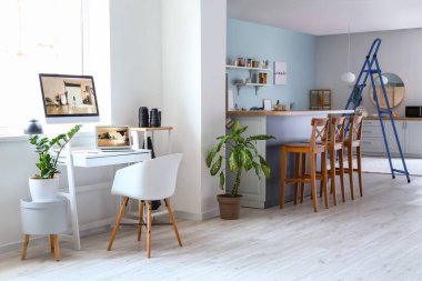 Modern Ekipmanlı Fotoğraf Stüdyosunun İçi