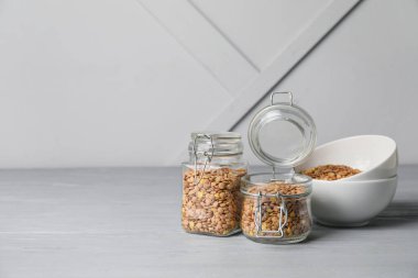 Masada çiğ mercimek ile kompozisyon