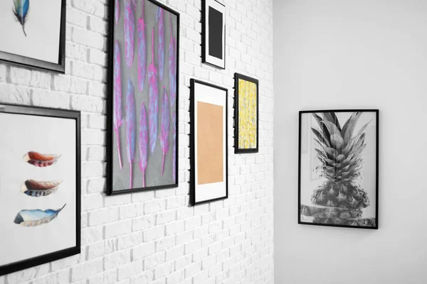 Interior Modern Art Gallery — Stock Photo, Image