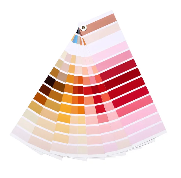 Palety Kolorów Białym Tle — Zdjęcie stockowe