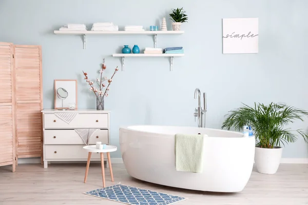 Elegante Interior Baño Moderno —  Fotos de Stock