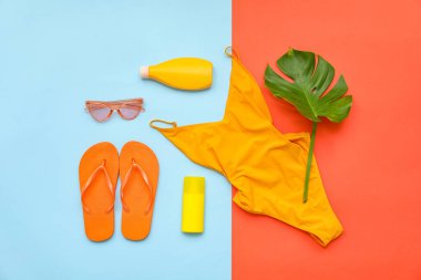 Renkli plaj aksesuarları