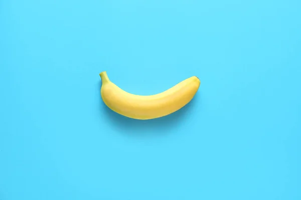 Maturare Banana Sfondo Colore — Foto Stock